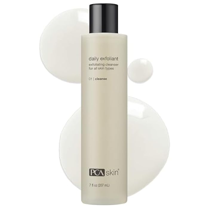 PCA SKIN منظف وجه يومي من PCA SKIN، غسول مرطب للوجه، ينظف بلطف الأوساخ والحطام والشوائب الأخرى من البشرة، منظف وجه مصنوع من مقشرات قابلة للتجديد، زجاجة سعة 7.0 أونصة - Image 1