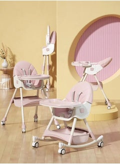 FULL JOY Adjustable Multifunctional Portable Foldable Dining Highchair With Removable Tray  - Image 1