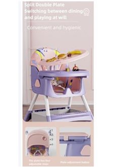 FULL JOY Adjustable Multifunctional Portable Foldable Dining Highchair With Removable Tray  - Image 5