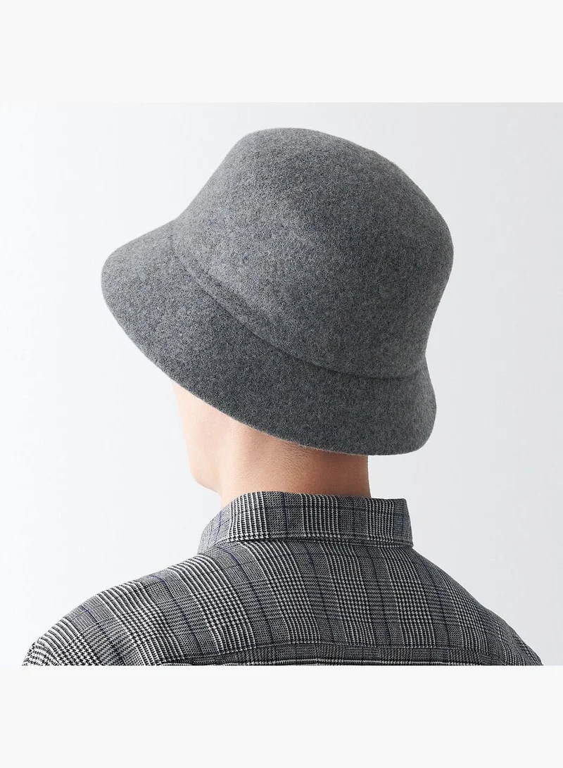 MUJI Wool Melton Bucket Hat
