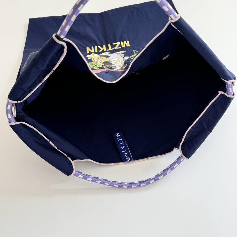 Canvas Bag Women'S Crossbody Student'S Handbag Supplementary Class Bag Handbag Carrying Book Bag Japanese Girl'S Artistic Embroidery Bag - Image 5