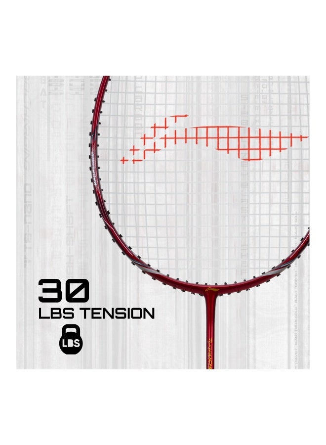 Li-Ning Turbo Charging Z Combat Carbon Fibre UnStrung Badminton Racket with Free Full Cover (Red/Black) - Image 5