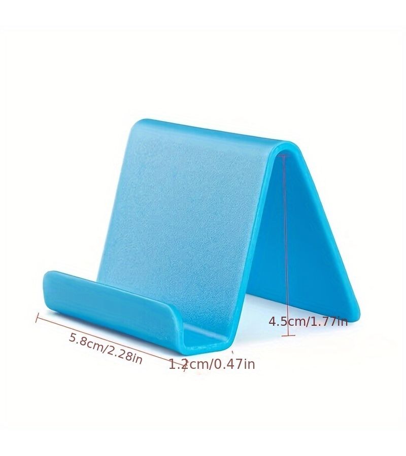 Multifunctional PVC Phone And Tablet Stand Multicolor Random Easy To Install Wall Mounted Desktop Support For Home School Office - Image 4