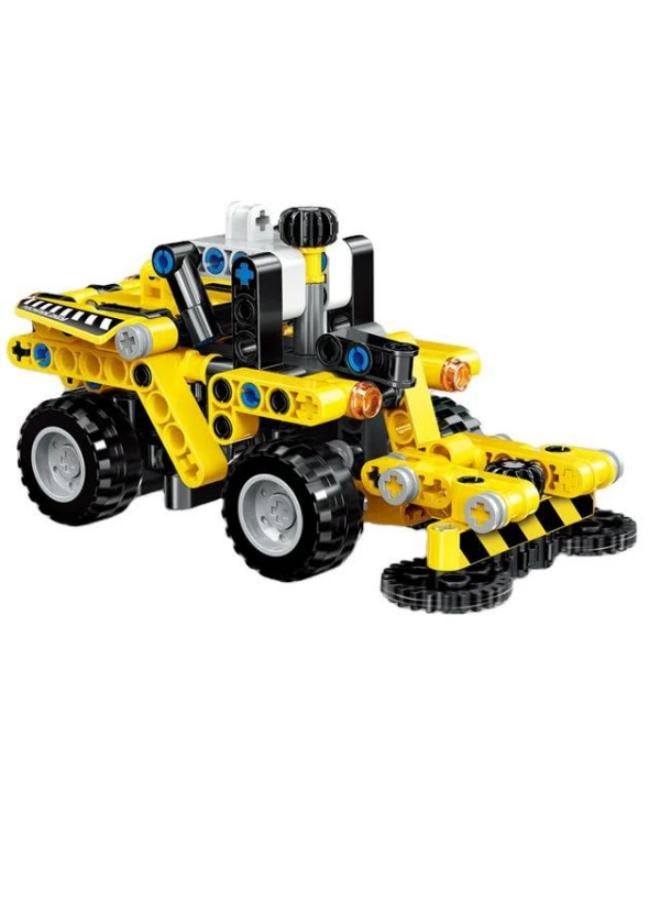 Kids toys 2024 Mini bulldozer building block sets low moq excavating machinery micro block toys for kids block CODE 833  - Image 1