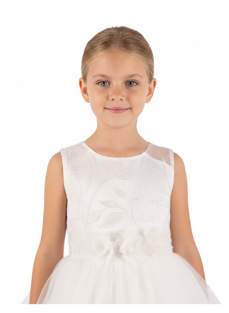 D'Daniela Floral Bodice Dress - Image 2