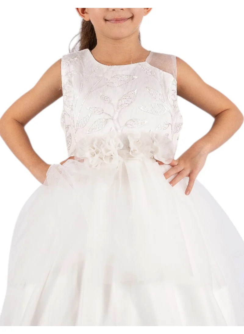 D'Daniela Floral Bodice Dress