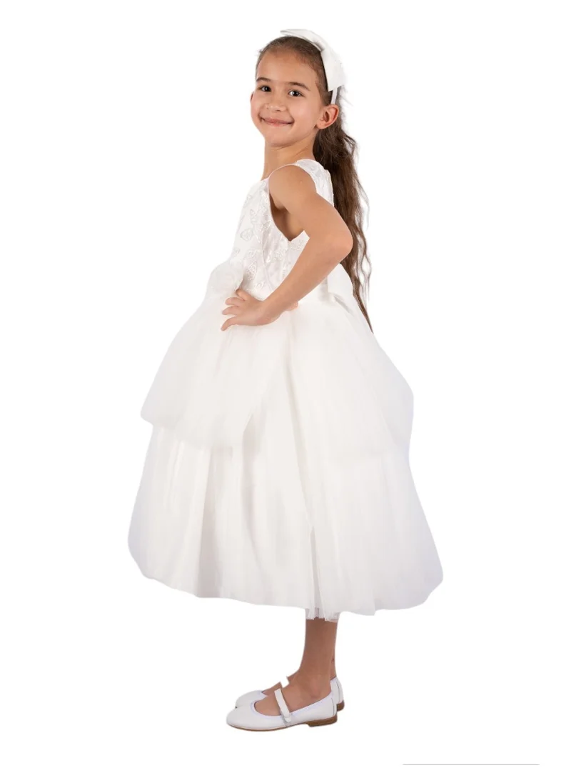 D'Daniela Floral Bodice Dress
