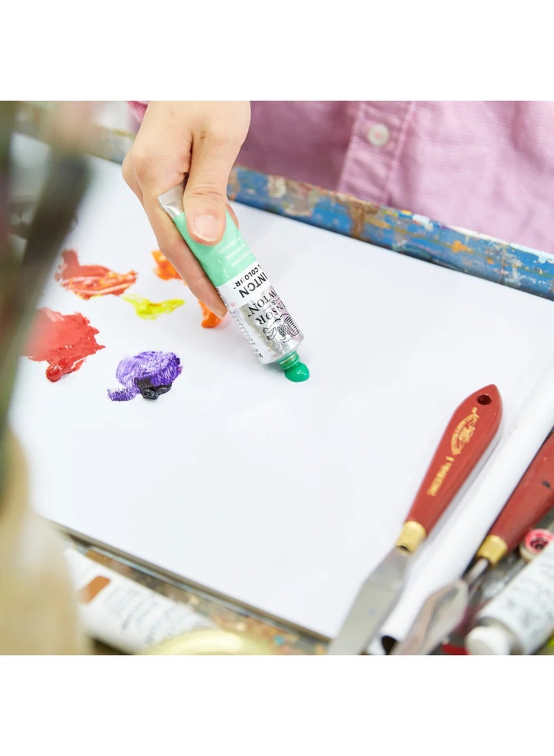 WINSOR & NEWTON أنبوب طلاء زيت وينتون 37 مل محتوى أبيض ناعم للخلط - Image 4