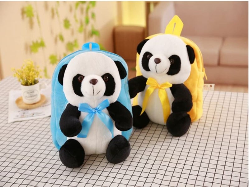 Frantic Kids Soft Animal Cartoon Travelling School Bag Printed Soft Plush 1 Compartment Backpacks Boys Girls Baby for 2 to 5 Years Boys/Girls Nursery, Preschool, Picnic(FullBody_SkyPanda_2022), Blue - Image 5