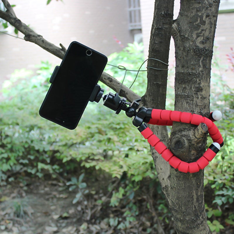 Portable Mini Octopus Tripod Stand with Phone Holder for Live Streaming Selfie - Image 4