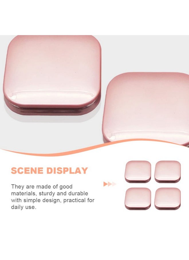 KALLORY - Makeup Pallette 4Pcs Magnetic Eyeshadow Makeup Empty Eyeshadow Containers Box Refillable Eye Shadow Lipstick Palettes With Mirror For Diy Cosmetic Foundation Blush Rose Gold Makeup Eyeshadow - Image 1