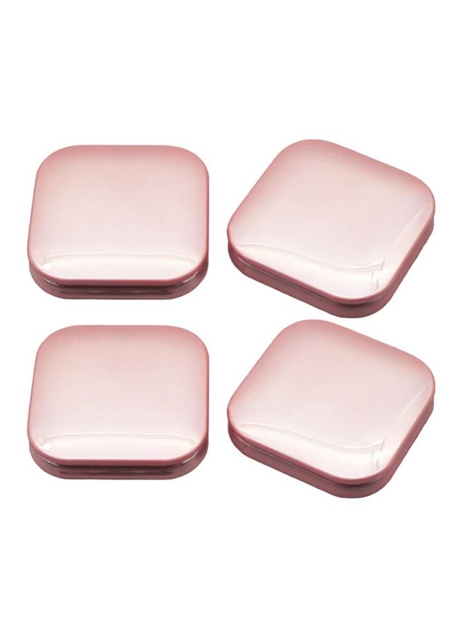 KALLORY - Makeup Pallette 4Pcs Magnetic Eyeshadow Makeup Empty Eyeshadow Containers Box Refillable Eye Shadow Lipstick Palettes With Mirror For Diy Cosmetic Foundation Blush Rose Gold Makeup Eyeshadow - Image 1