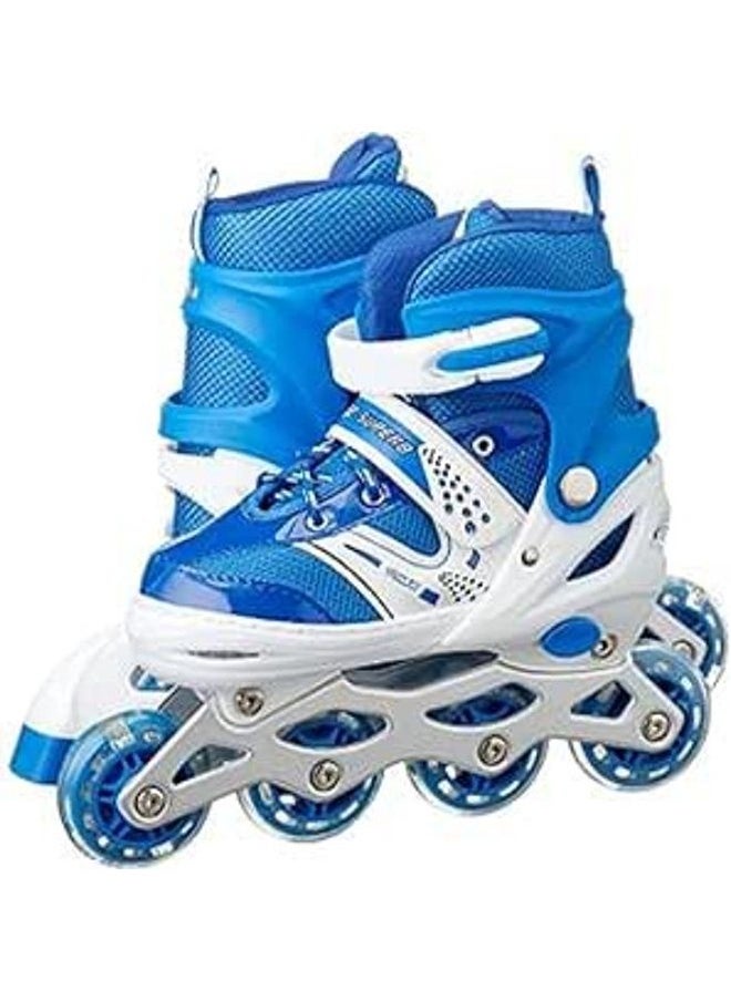 Generic - Adjustable Single Row Skate Shoes,Blue (31:34) - Image 1