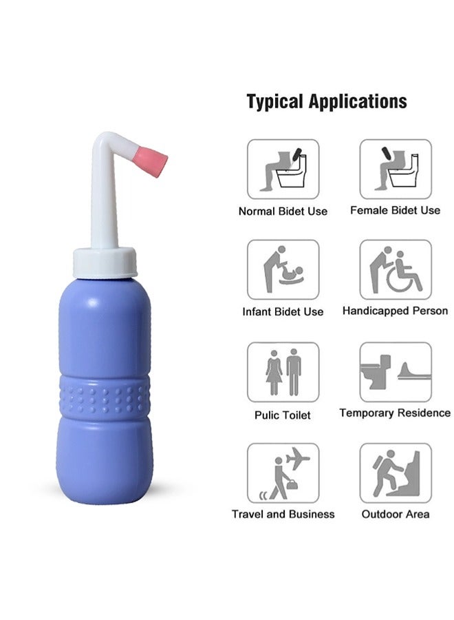ShebSheb Portable Bidet Sprayer for Toilet and Travel,Peri Bottle for Women,Portable Shattaf Travel for Men - Image 3