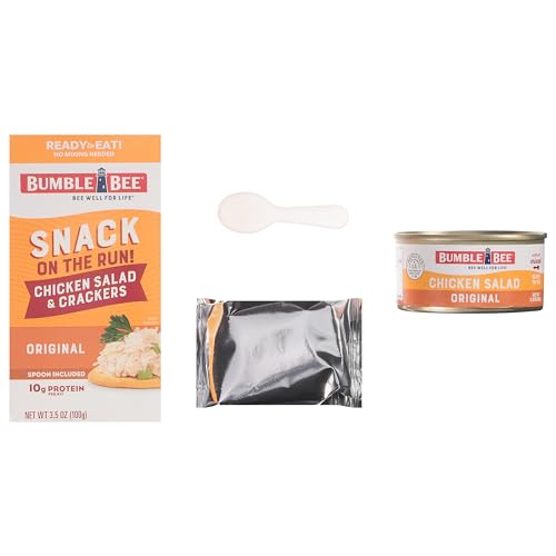 Bumble Bee Snack on the Run Chicken Salad with Crackers Kit, Ready to Eat, Spoon Included - Shelf Stable & Convenient Protein Snack, 3.5 Ounce (Pack of 3) - Image 5