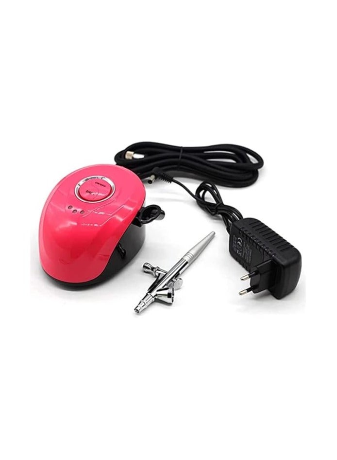 طقم بخاخ مزدوج المفعول 7cc ضاغط مع بخاخ صغير بخاخ طلاء بخاخ للفن على الأظافر مكياج بخاخ قلم تجميل - Image 1