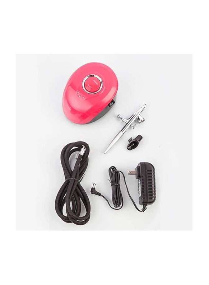 طقم بخاخ مزدوج المفعول 7cc ضاغط مع بخاخ صغير بخاخ طلاء بخاخ للفن على الأظافر مكياج بخاخ قلم تجميل - Image 3