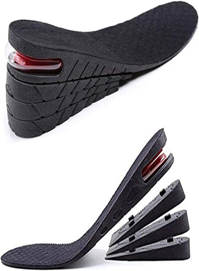 Dgfolurnt Height Increase Insoles, 4-Layer Shoe Lifts Elevator Insole 2.95inches(7.5 cm) Heels Lift Inserts for Men and Women - Image 1