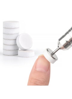 KADS 100Pcs Nail Nail Buffing Self-Adhesive Replaceable Sandpaper Polishing Files Sanding Pads With Stainless Steel Disc Drill Bit  - Image 1