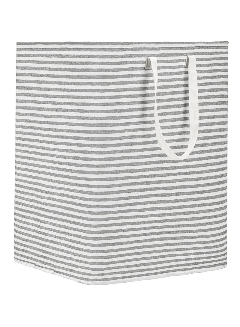 Excefore Freestanding Laundry Hamper with Handle, 80L Large Laundry Basket, Water Resistant Freestanding Clothes Hamper, for Laundry, Dorm, Home Use, Grey  - Image 1