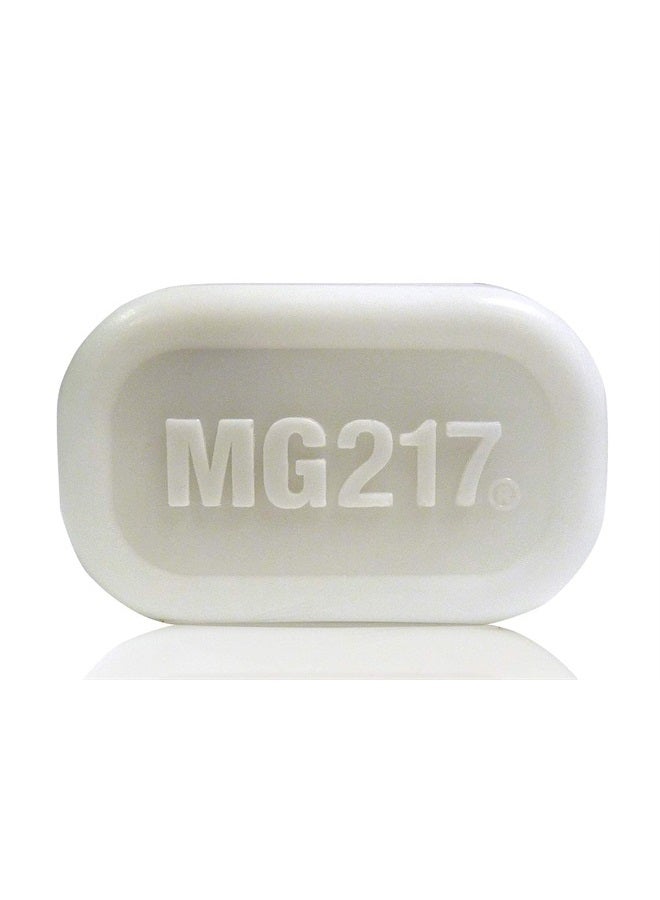 MG217 صابون مقشر لمرض الصدفية من البحر الميت - ملح البحر الميت، طين، صبار، فيتامين E وزيت إبرة الراعي الوردية للعناية بمرض الصدفية، 3.2 أونصة - Image 1