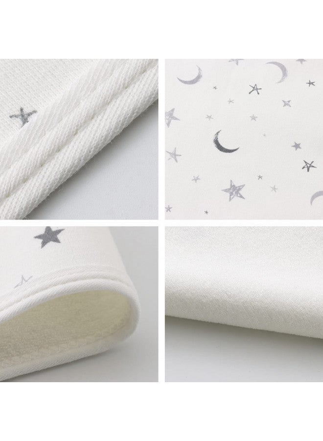YIVEKO Baby Waterproof Bed Pad Washable Mattress Pad Reusable Underpads Bed-White Star - Image 3