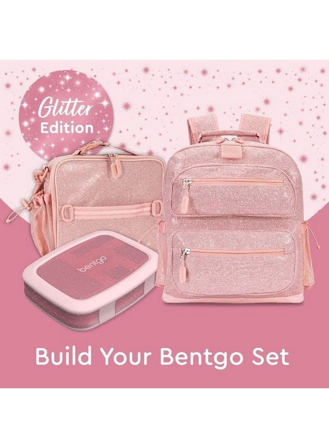 بنتجو صندوق غداء Bentgo للأطفال بخمسة أقسام - تصميم لامع للمدرسة، مثالي للأعمار من 3 إلى 7 سنوات، مقاوم للتسرب والسقوط، آمن للاستخدام في غسالة الأطباق، ومصنوع من مواد خالية من مادة BPA (إصدار لامع - وردي بتلي) - Image 4