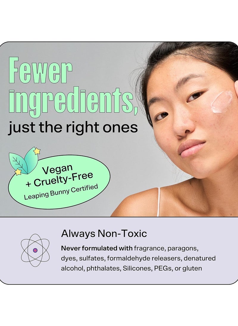 Bubble - Skincare Slam Dunk Face Moisturizer - Hydrating Face Cream for Dry Skin Made with Vitamin E + Aloe Vera Juice for a Glowing Complexion - Skin Care with Blue Light Protection (50ml) - Image 1