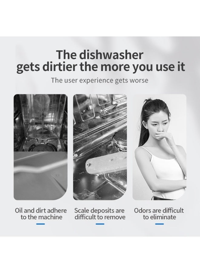 Seaways Dishwasher Cleaner, 12 Month Supply, Helps Remove Limescale and Odor-Causing Residue - Image 3