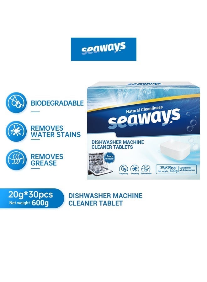 Seaways Dishwasher Cleaner, 12 Month Supply, Helps Remove Limescale and Odor-Causing Residue - Image 2