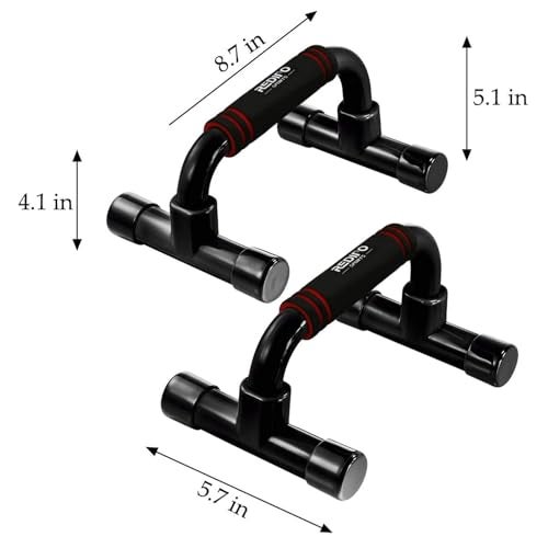 Redipo Push Up Bars Strength Training - Workout Stands With Ergonomic Push-up Bracket Board with Anti-Slip Sturdy Structure Portable for Home Fitness Training, Push Up Stands Handle for Floor Workouts - Image 2