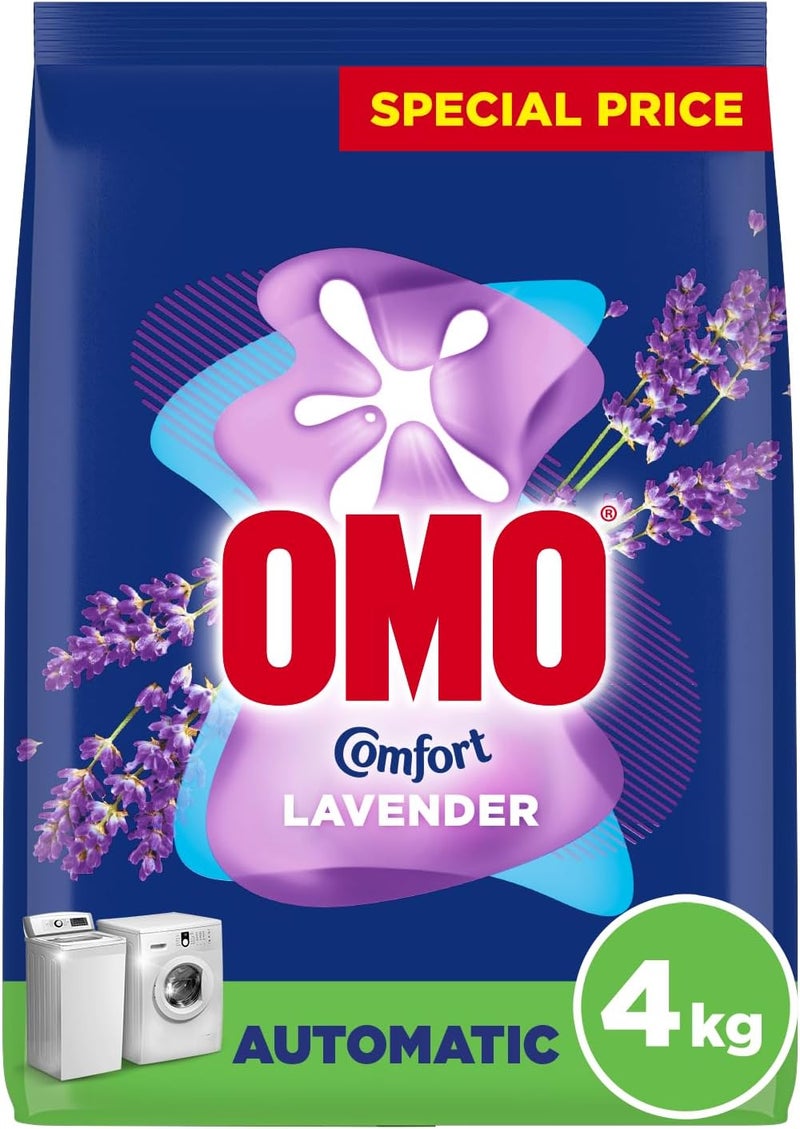 Omo مسحوق غسيل أو مو لافندر الأوتوماتيكي 4 كجم - Image 1