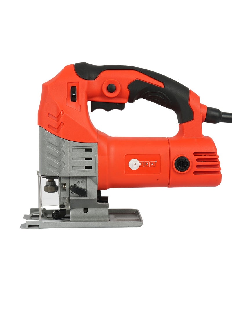 AFRA ELECTRIC JIGSAW, 500W, 65mm Blade Size, Variable Speeds 500-3000r/min, Durable Base Plate, All-Copper Motor, Model AFT-65-500JSRD, CE Certified, 1 Year Warranty - Image 1
