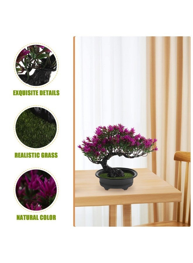 Hemoton Office Decor Artificial Pine Tree Christmas Party Decoration Bonsai Home Décor Fake Plants for Wall Farmhouse Room Décor 12.59x9.44 Color Home Decor - Image 3