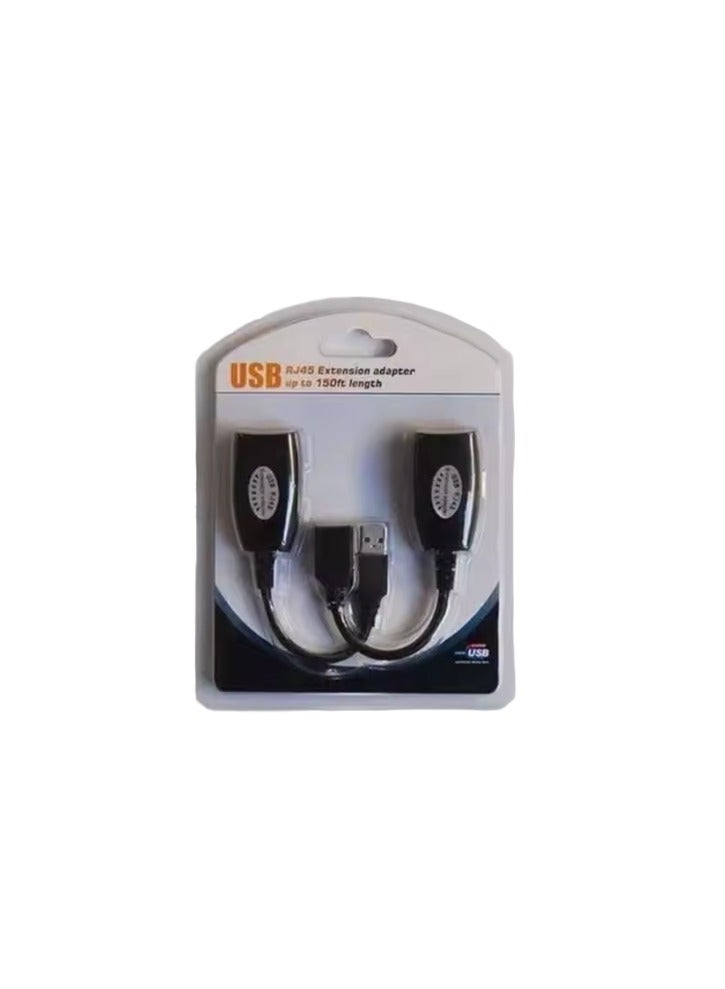 USB to RJ45 LAN Adapter (2 pieces: Transmitter and Receiver)