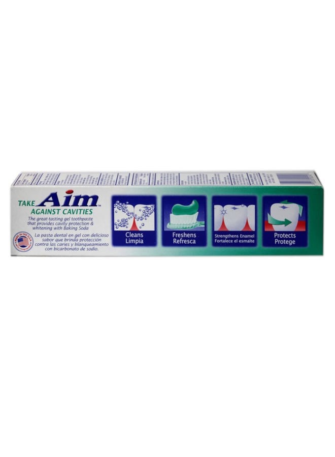 Aim Toothpaste 6 oz Tube (pack of 6) Fresh Mint gel - Image 5