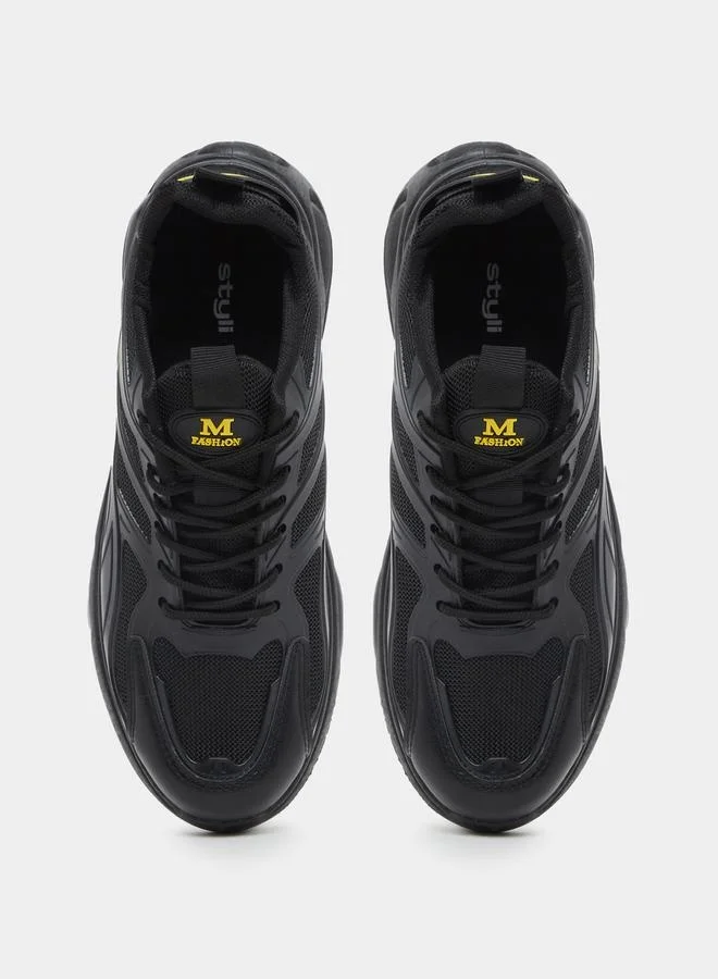 Styli Breathable Air Sole Lace Up Sneakers