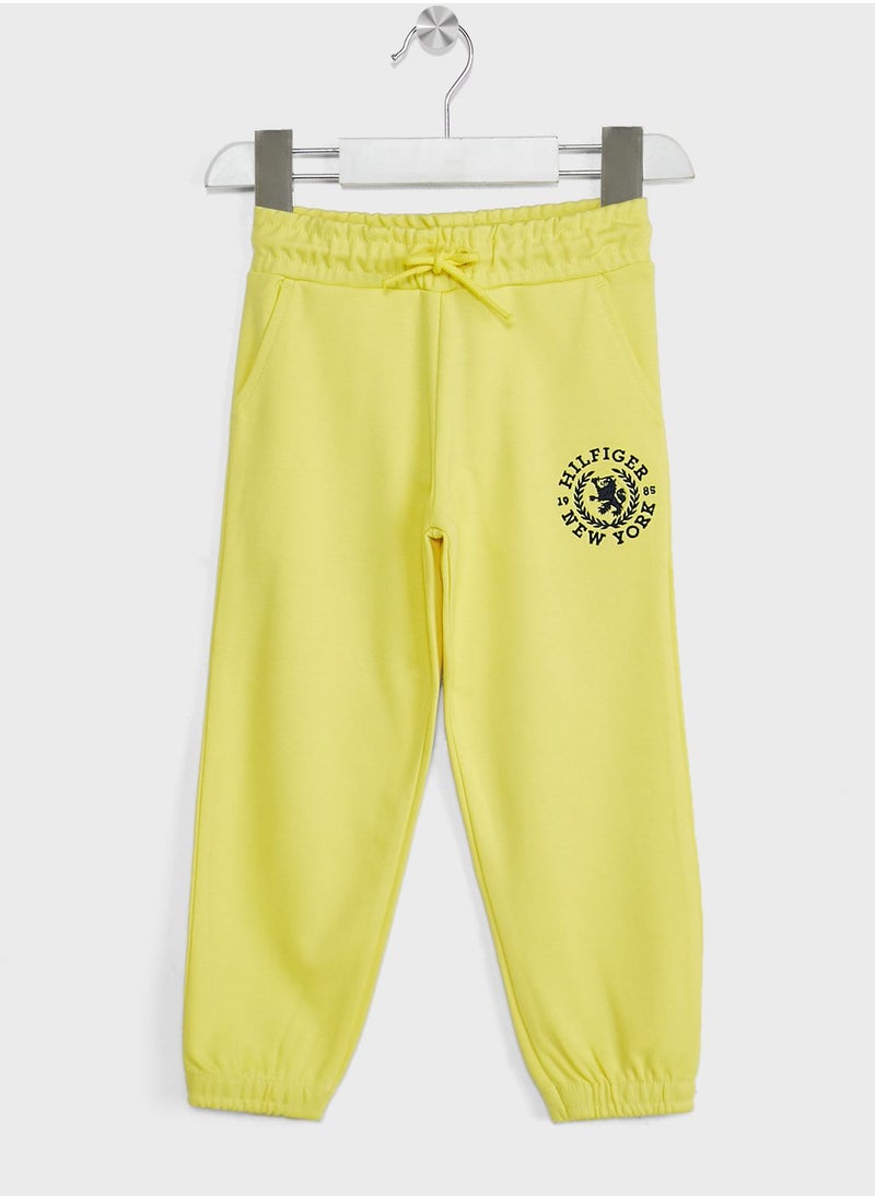 TOMMY HILFIGER Kids Crest Logo Sweatpants  - Image 1