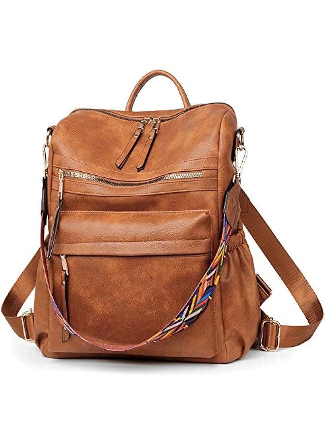 Arabest Womens Backpack Purse Leather Fashion Travel Backpack Purse for Women Designer Ladies Shoulder Bags  - Image 1
