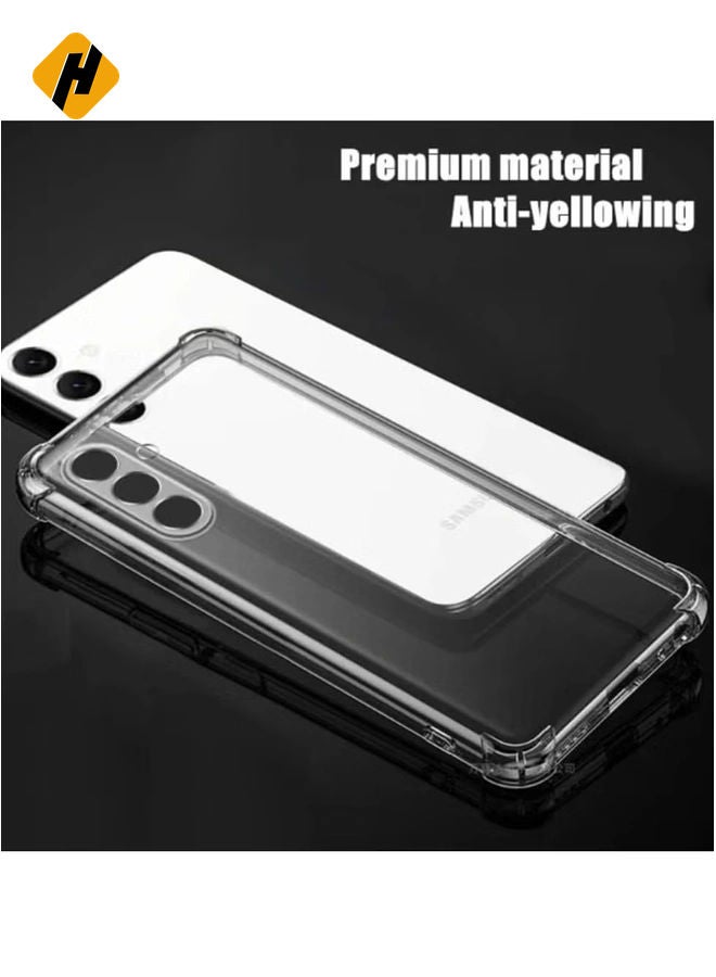 HuHa Samsung Galaxy A14 5G Clear Cover Case soft TPU Transparent Silicone Rubber Back Protective Case shock Absorbent Reinforced Corner - Image 2