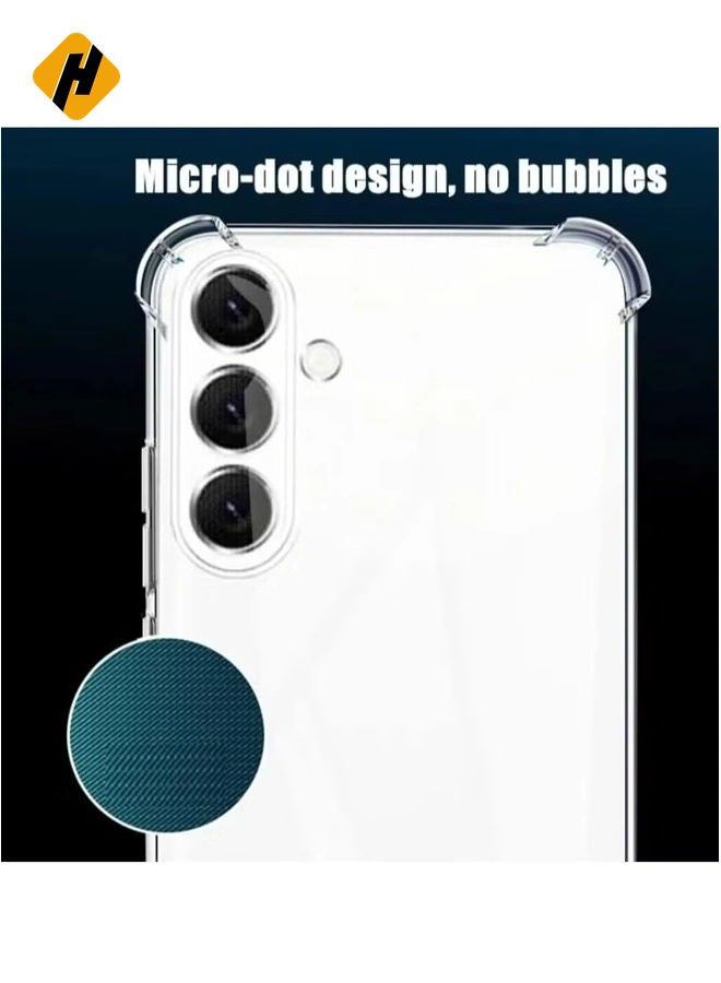 HuHa Samsung Galaxy A14 5G Clear Cover Case soft TPU Transparent Silicone Rubber Back Protective Case shock Absorbent Reinforced Corner - Image 4