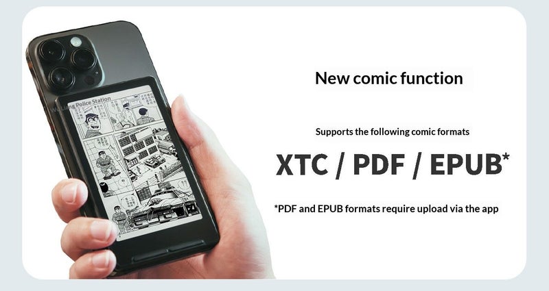 Xteink X4 Magnetic Portable Ultra-Thin E-Paper Reader with 4.3 Inch Small Screen, White - Image 5
