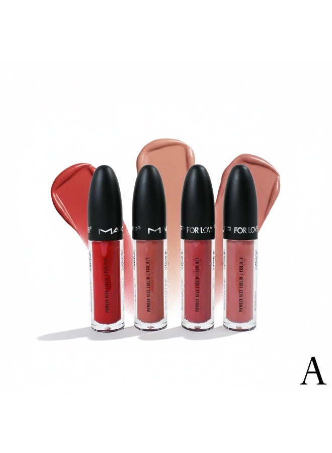 Lipstick set – 4 assorted colors for an attractive look