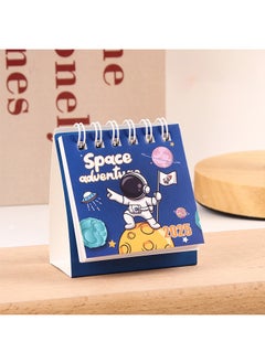 Generic Mini Desk Calendar 2024-2025, Standing Flip Small Desk Calendar- August 2024 to Dec 2025 17 Monthly Desktop Calendar- Thick Paper Twin-Wire Binding for Home or Office (Astronaut 1)  - Image 2