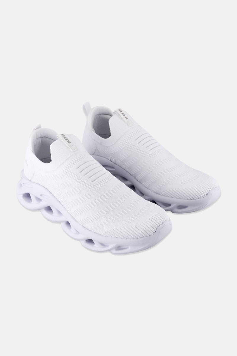 RBX Women Brand Logo Slip On Hiking Shoes, White  - Image 1