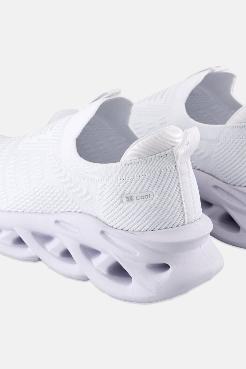 RBX Women Brand Logo Slip On Hiking Shoes, White  - Image 2