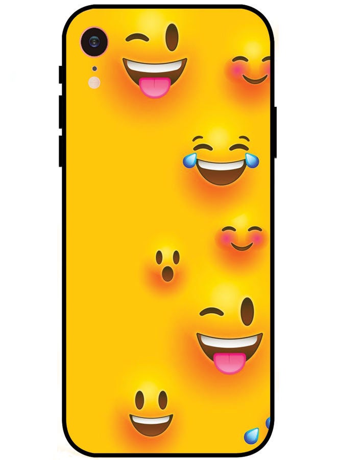 EYE CATCH Protective Case Cover For Apple iPhone X/XS Smiley Faces - Image 1