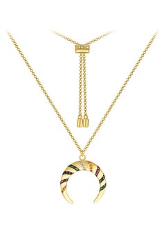 Gold Crescent Necklace