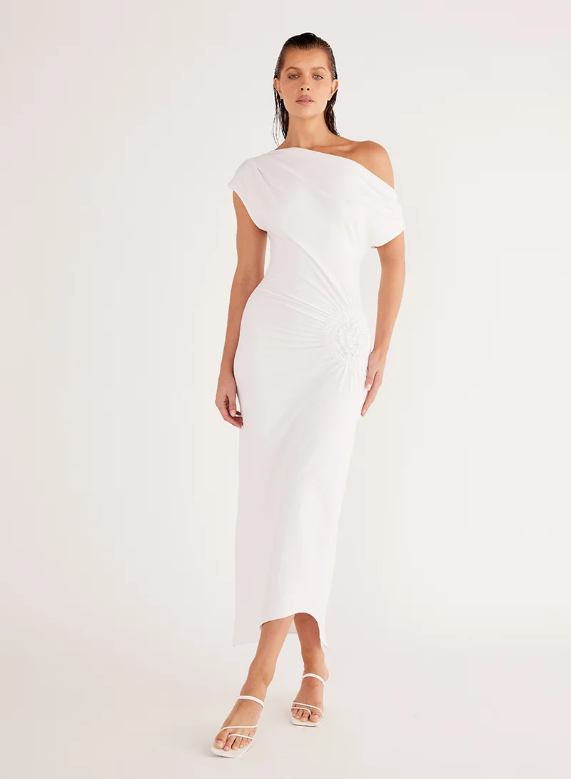 SNDYS Olividae One Shoulder Bodycon Maxi Dress