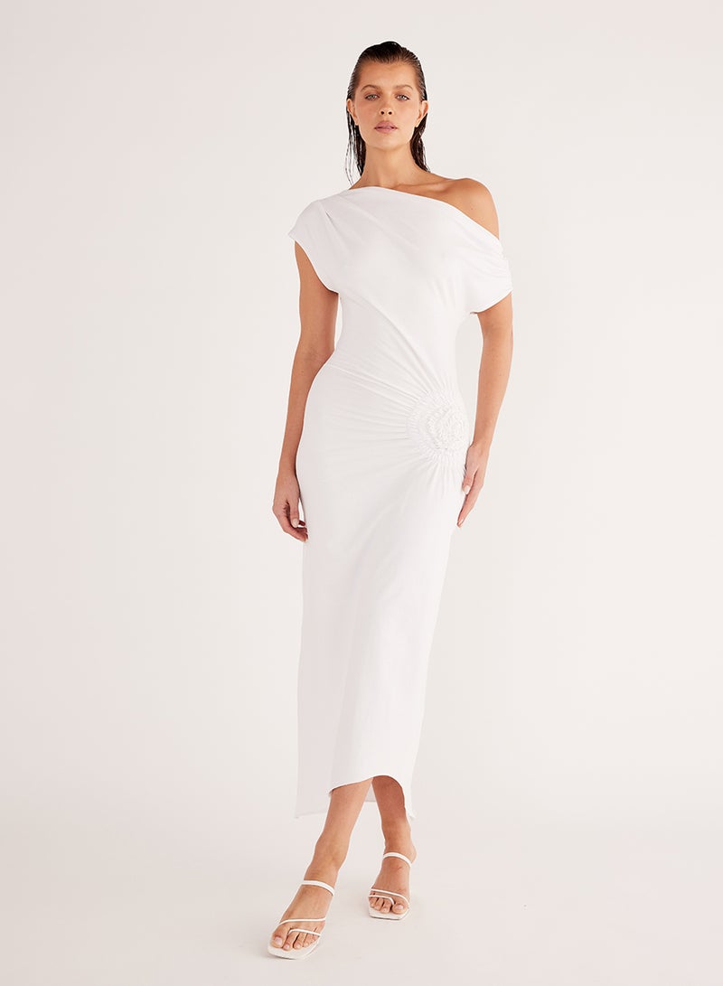 ساندايز فستان ماكسي ضيق بكتف واحد من أوليفيدي - Image 1